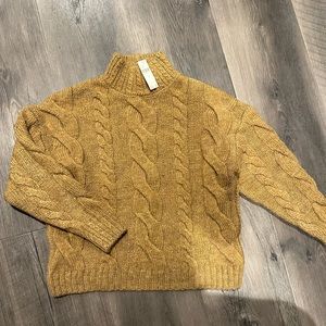 Cable knit sweater